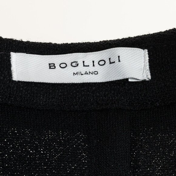 Boglioli Black Virgin Wool Knit K-Jacket Blazer - Picture 8 of 12